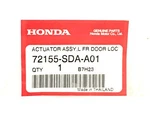Genuine Oem Honda Acura 72155-SDA-A01 Driver Front Lock Actuator Accord Tsx. Fixed Price $46.15.