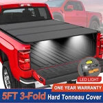 5FT Hard 3-FOLD Truck Bed Tonneau Cover For 2016-2024 Toyota Tacoma W/ Lamp. Fixed Price $264.78.