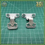 10-19 Jaguar Xjl Front Right Side Upper & Lower Door Hinge White Pair Set Oem. Fixed Price $26.00.