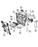 Genuine Mopar Door Handle Cap 1RH61JRMAE. Fixed Price $30.61.