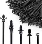 Xislet 160PCS Nylon Universal Cable Tie Buckle Zip Clips Automotive Black. Fixed Price $23.23.