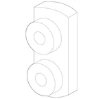 Genuine Mercedes-benz Locking Lug 463-740-00-03. Fixed Price $40.73.