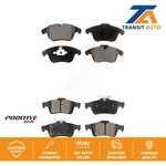 Front Rear Semi-metallic Brake Pads Kit For Jaguar Xf Xk Vanden Plas S-type XJ8. Fixed Price $57.68.