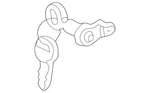 Genuine Honda Door Lock Cylinder 72146-S04-003. Fixed Price $73.62.
