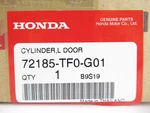Genuine Oem Honda 72185-TF0-G01 Driver Front Door Lock Cylinder 2009-2013 Fit. Fixed Price $103.60.