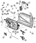 Genuine Mopar Inside Handle To Latch Link Left 68044809AA. Fixed Price $15.75.