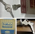 Nos 1966-1967 Ford & Fairlane Station Wagon Tailgate Lock + Falcon T-bird Trunk. Fixed Price $39.99.