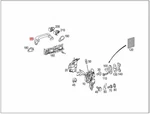Genuine Mercedes Bbdc A209 C209 C219 Door Handle 21176012709775. Fixed Price $404.88.