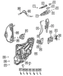 Genuine Mopar Latch Presenter Right 68292094AA. Fixed Price $8.51.