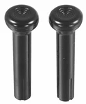 Restoparts Black Plastic Door Lock Knob Set 1968-1973 Gto Chevelle 442 Skylark. Fixed Price $24.98.