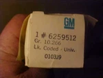 Nos Gm Rear Storage Lock W/key 6259512 78-82 Corvette 602-437. Fixed Price $27.00.