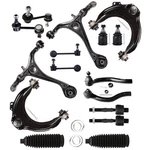 16PCS Suspension Kit Control Arms Tie Rods Sway Bar Link For Acura Tsx Accord. Fixed Price $334.99.