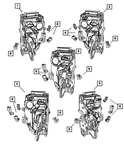 Genuine Mopar Front Door Latch Left 68234697AB. Fixed Price $46.88.