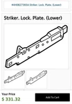11-17 Audi A8L S8 Trunk Striker Plate Actuator Motor 4H0827383A Oem. Fixed Price $250.00.