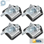 4 T-handle Tool Box Lock Rv Door Latch W/ 2 Keys Stainless Steel Polished Mex. Fixed Price $29.49.