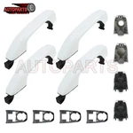 Painted Summit White Door Handle Covers Set For 14-18 Gmc Sierra 1500 2500 3500. Fixed Price $47.99.