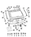 Genuine Mopar Lock Cylinder Retainer 68217560AA. Fixed Price $17.08.