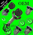 Astro Safari 01-05 Oem Ignition Door Rear Lock Cylinder Set Black 2 Gm Keys. Fixed Price $155.88.
