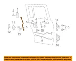 Chrysler Oem 07-17 Patriot Rear Door Lock Hardware-latch Rods 5160082AC. Fixed Price $36.85.