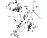 Mercedes-benz Ml W166 Front Left Door Lock Bar A1667230139. Fixed Price $24.92.