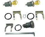 For Gm Chrome Doors/trunk Lock Cylinder Set W/2 24K Gold Plated Logo Keys. Fixed Price $109.95.
