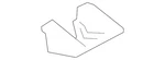 Genuine Nissan Lift-gate Lock Striker Plate 90570-1LA0A. Fixed Price $39.77.