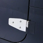 Rugged Ridge 11113.02 Door Hinge Set Stainless Steel For 87-06 Jeep Wrangler. Fixed Price $109.99.
