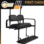Rear Flip Seat Kit For Club Car Precedent (2004 - Up) Black Cushions. Fixed Price $313.49.