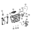 Genuine Mopar Front Door Latch Left 68526612AC. Fixed Price $63.59.