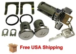 Fits 1969-1977 Corvette Ignition & Door Lock Set With Gm Keys Ships Free. Fixed Price $42.25.