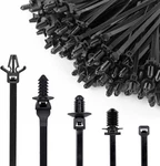 Xislet 160PCS Nylon Universal Cable Tie Buckle Zip Clips Automotive Black. Fixed Price $22.85.