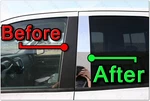Chrome Pillar Posts For Mercedes C-class 01-07 (sedan) W203 6PC Set Door Trim. Fixed Price $43.99.