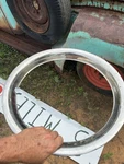Vintage Set Of Four Gm Ford Dodge Ram 16" Truck Trim 4 Rings Classic. Fixed Price $99.99.