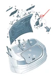 New Audi A6 Avant C6 Tailgate Locking Cable 4F5827531 Genuine. Fixed Price $21.80.