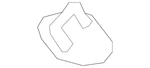 Genuine Kia Lift-gate Lock Striker Plate 81210-C5000. Fixed Price $29.54.