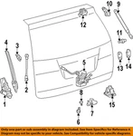 Toyota Oem 04-20 NX200T Lift Gate Lock Hardware-hinge 688100E020. Fixed Price $61.11.