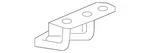 Genuine Nissan Door Lock Striker Plate 82571-EZ10A. Fixed Price $25.40.