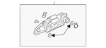 Genuine Honda Exterior Door Handle 72180-S5D-A12ZN. Fixed Price $183.45.