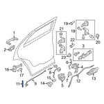 Ford Explorer 2011-2019 BB5Z7821850AB Rear Door Lock Knob. Fixed Price $12.78.