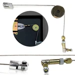 Shaved Door Handle Latch Solenoid Pulley Cable Stainless Steel Wire System Kit. Fixed Price $39.95.
