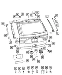 Genuine Mopar Lift-gate Latch 4589656AF. Fixed Price $422.05.
