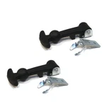 (pack Of 2) Hood Hold Down Latch Kit With Steel Mount & Rubber Easy Grip Handle. Fixed Price $14.99.