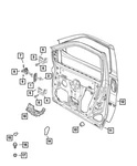 Genuine Mopar Door Upper Hinge Right 68192873AA. Fixed Price $69.26.