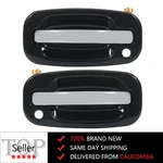 Chrome Black Exterior Door Handle Front Pair Set For Silverado Pickup Truck. Fixed Price $34.98.