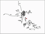 Genuine Mercedes 5-T Box Bus Locking Mechanism Left Door 9067601340. Fixed Price $17.33.