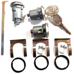 New Oldsmobile Gm Oem Chrome Doors/trunk Lock Cylinder Set With 2 Logo Keys. Fixed Price $79.95.