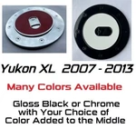 Custom Black Chrome Gas Door Cover 2007-2013 Gmc Yukon Xl Pick Middle Color. Fixed Price $75.00.