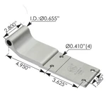 Hinge Strick Ref. # 022-01013, 1402-7516, AA35F00230100 (573.1010170). Fixed Price $25.00.