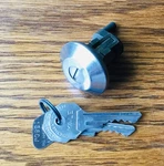 1955 1959 Plymouth Door Lock W/yale Keys Vtg 1950S Mopar Nos. Fixed Price $84.99.
