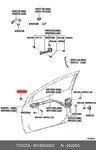 Genuine Oe Grommet, 9018905003 For Toyota 90189-05003. Fixed Price $6.70.